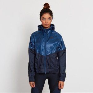 Nike windrunner blue jacket womens small
